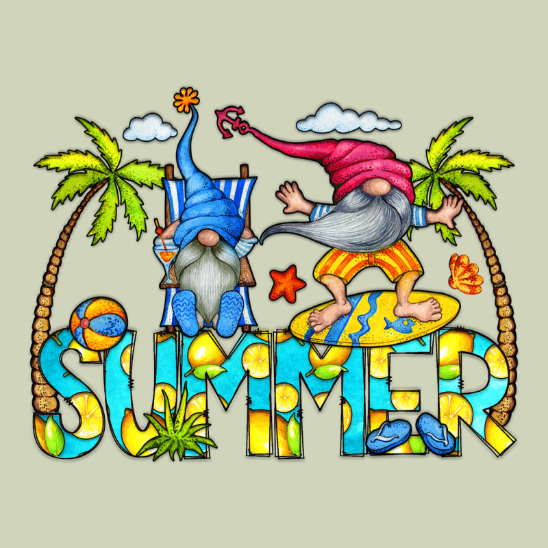 Summer Gnomes Heavyweight Hoodie by CowCowDesign | Teevron