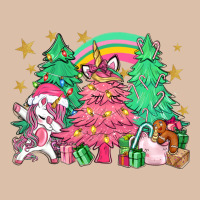 Unicorn Christmas Trees Urban Heavy Tee | Teevron