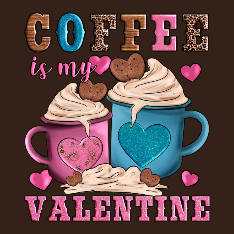 Valentines Day Coffe Is My Valentine Heavy Core Tee by AdoDesignShop | Teevron