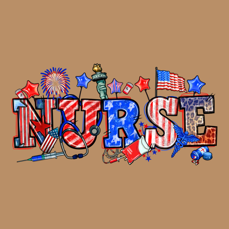 4th Of July Nurse Vintage Hoodie by NancyCooperArtShop | Teevron