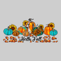Hello Fall Pumpkin Sunflower Premium Tee | Teevron