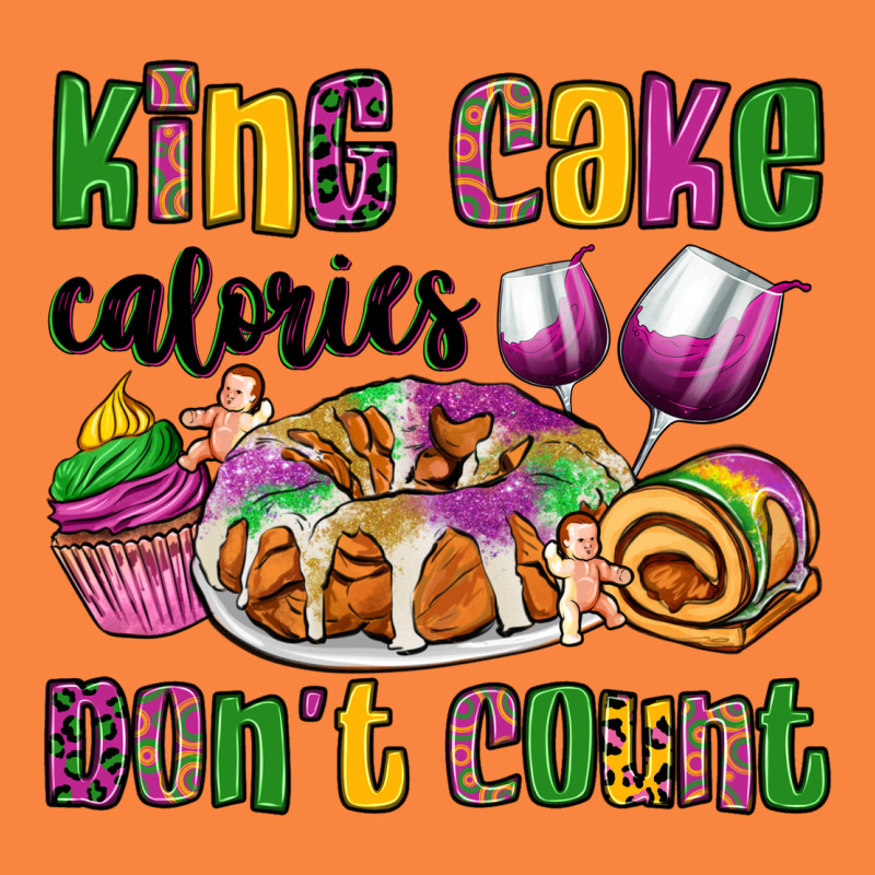 King Cake Calories Don't Count Mardi Gras Premium Sweatshirt by OliviaCreatesArt | Teevron
