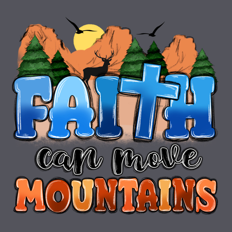 Faith Can Move Mountains Vintage Hoodie by MaliasSmallBusiness | Teevron