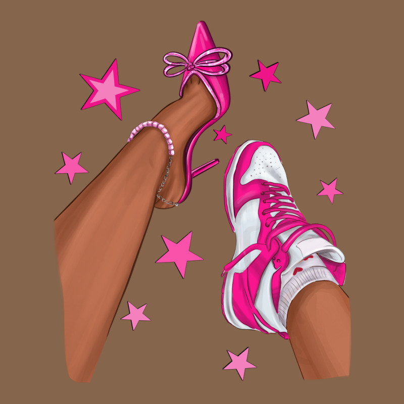 Afro Sneakers And Heels Premium Tee by NancyCooperArtShop | Teevron
