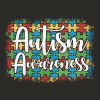 Autism Awareness Puzzle Background Heavy Core Tee | Teevron