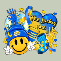 Retro Disco Ball The Lucky Few Smile Face Long Sleeve Tee | Teevron