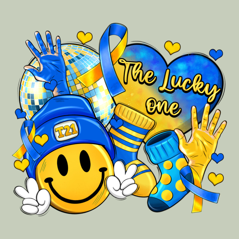 Retro Disco Ball The Lucky Few Smile Face Long Sleeve Tee by Artiststas | Teevron