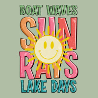 Boat Waves Sun Rays Lake Days Urban Heavy Tee | Teevron