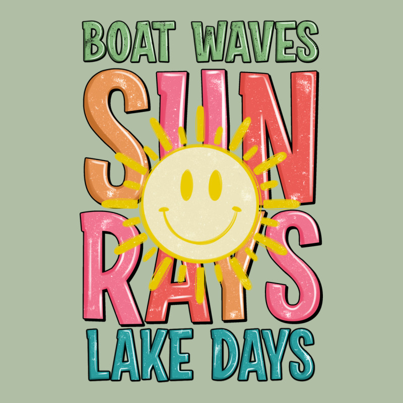 Boat Waves Sun Rays Lake Days Urban Heavy Tee by JahusDesignShop | Teevron