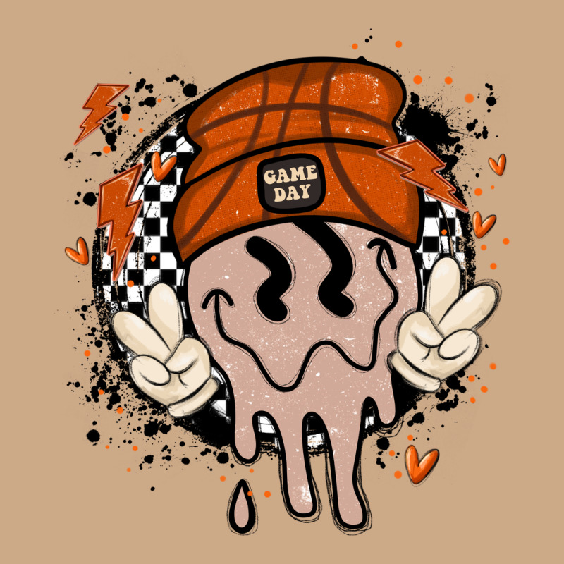 Basketball Game Day Vintage Hoodie by MaliasSmallBusiness | Teevron
