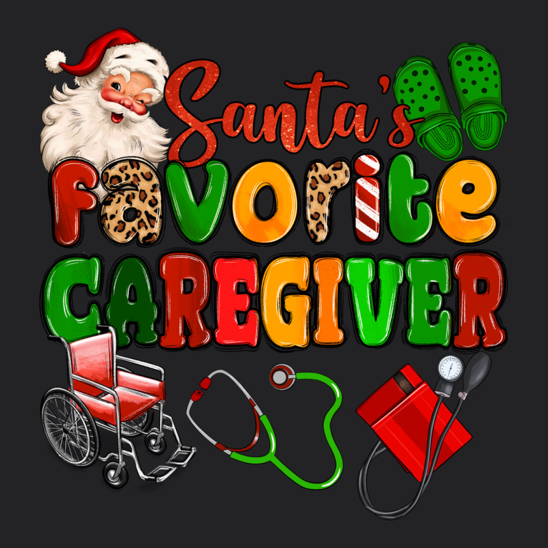 Santas Favorite Caregiver Vintage Tee by MaliasSmallBusiness | Teevron