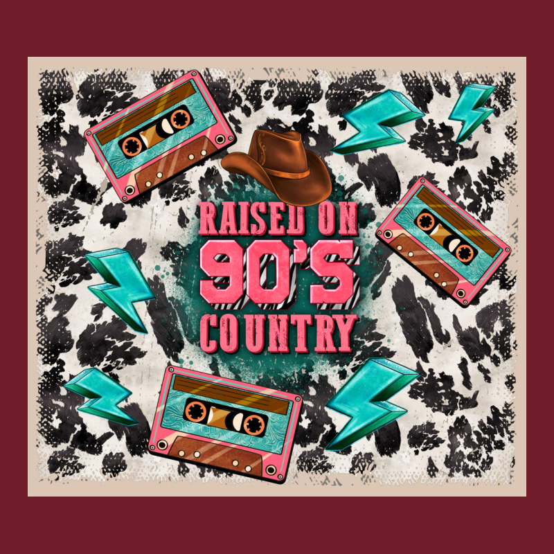 Raised 90's Country Zipper Hoodie by TumblerDesignByShophia | Teevron