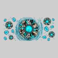 Turquoise Gemstone Sunflower Premium Tee | Teevron