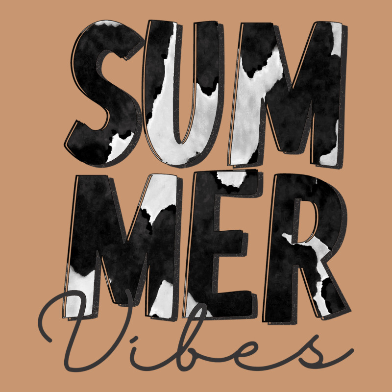 Summer Vibes Black White Cowhide Heavyweight Hoodie by CowCowDesign | Teevron