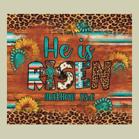 He Is Risen Gemstone Sunflower Leopard Heavy Core Tee | Teevron
