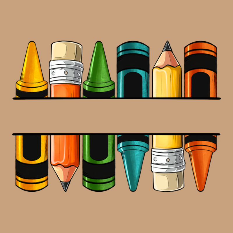 Custom Crayons With Pencil Vintage Tee by NancyCooperArtShop | Teevron