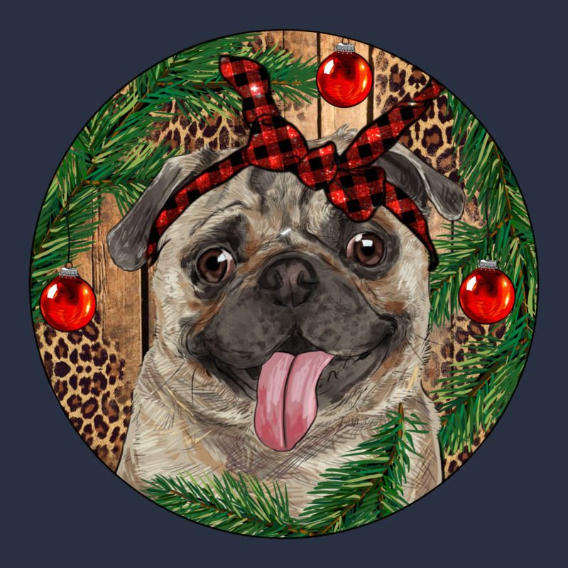 Christmas Pug With Leopard Heavyweight Sweatshirt by RanaPortraitStore | Teevron