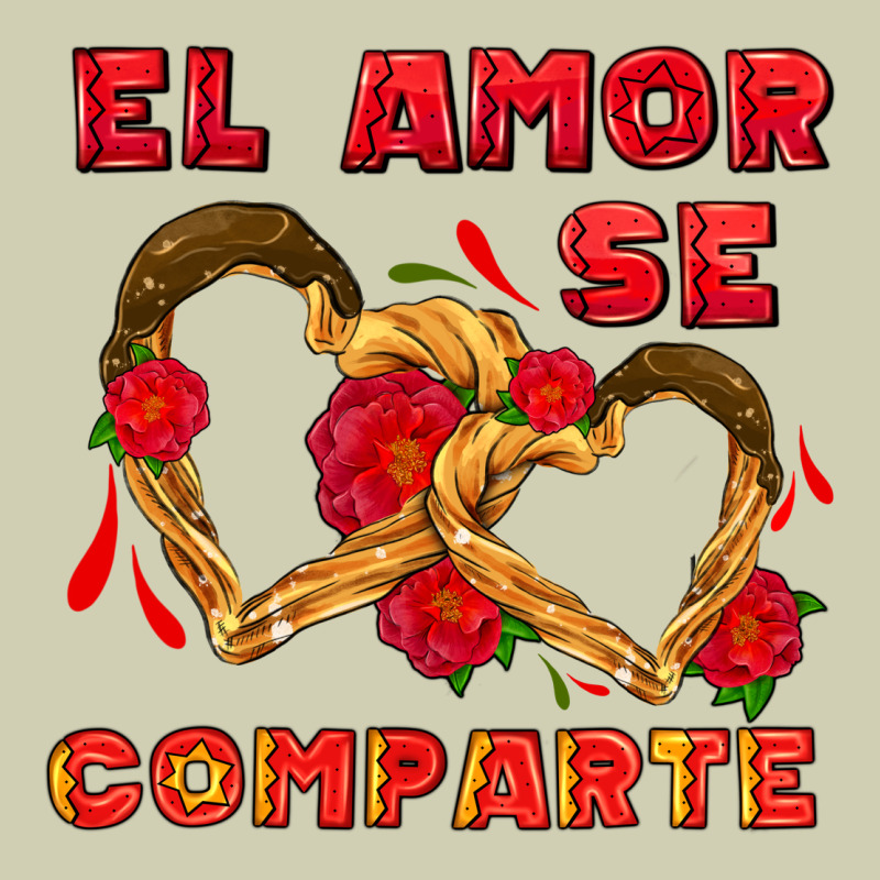El Amor Se Comparte With Churros Heavy Core Tee by AdoDesignShop | Teevron