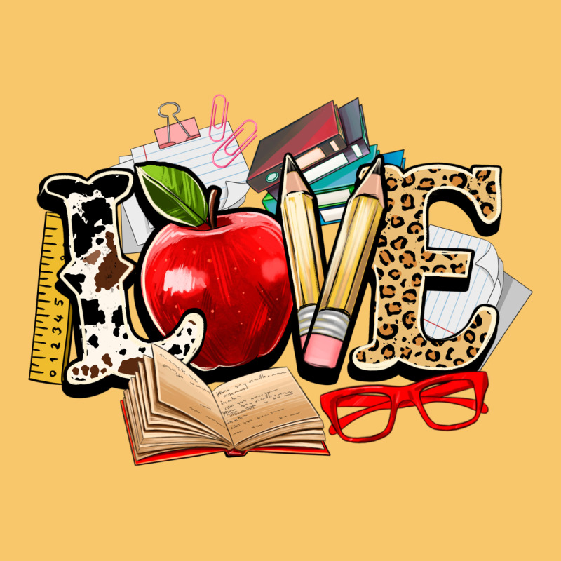 Teacher School Love Vintage Hoodie by NancyCooperArtShop | Teevron