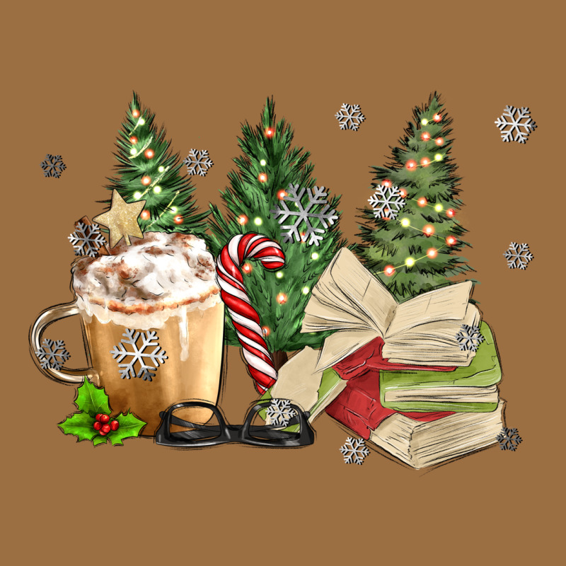 Christmas Coffee And Book Vintage Tee by MaliasSmallBusiness | Teevron