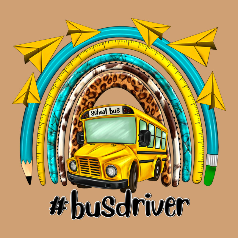 Bus Driver Rainbow Vintage Tee by NancyCooperArtShop | Teevron