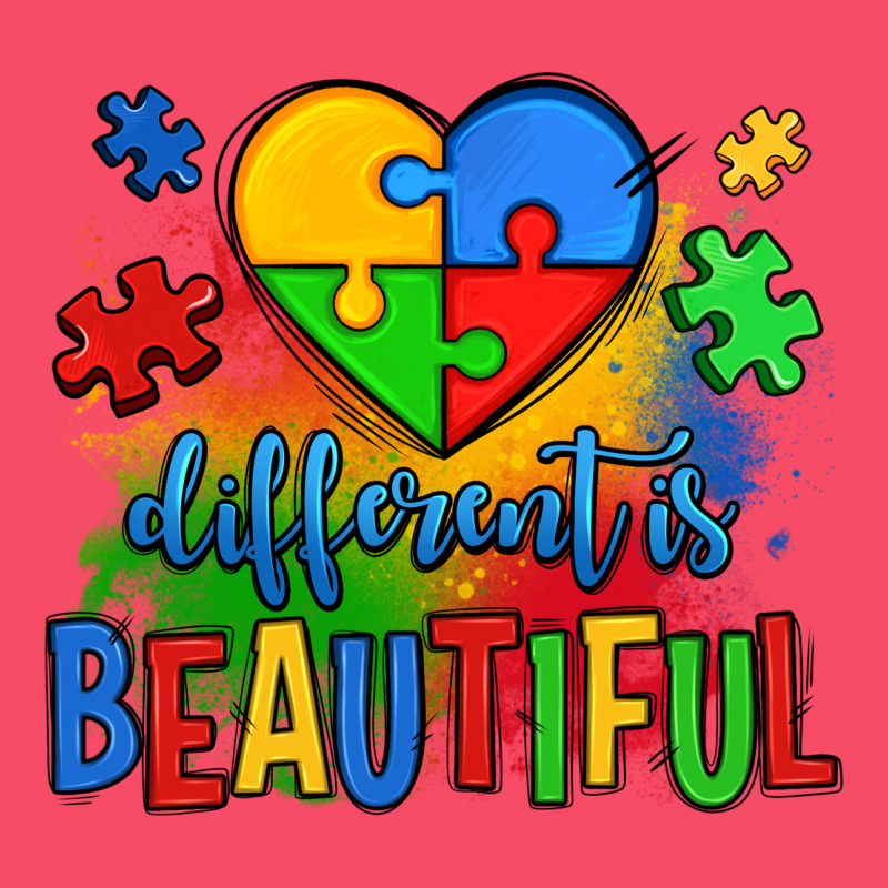 Different Is Beautiful Autism Premium Sweatshirt by OliviaCreatesArt | Teevron