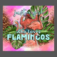 Just A Girl Who Loves Flamingo Zipper Hoodie | Teevron