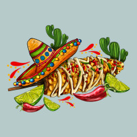 Mexican Elote Corn Sombrero Lime And  Cactus Heavy Core Tee | Teevron