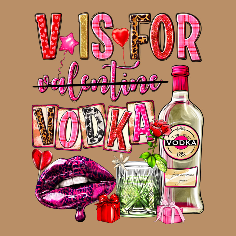 V Is For Vodka Vintage Hoodie by NancyCooperArtShop | Teevron