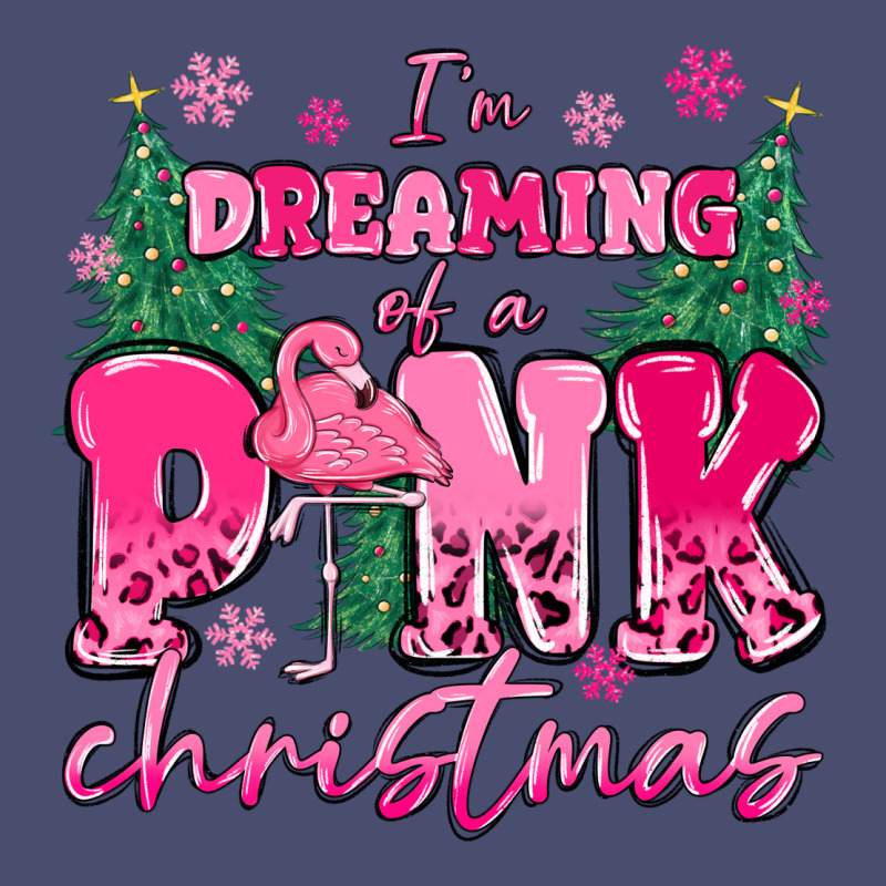 I'm Dreaming Of A Pink Christmas Flamingo Vintage Tee by MaliasSmallBusiness | Teevron