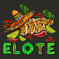 Elote Corn Sombrero Lime And  Cactus Heavy Core Tee | Teevron