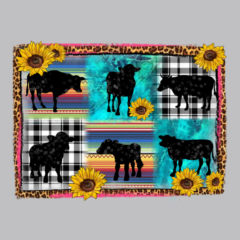Cow Sunflower Leopard Long Sleeve Tee by Artiststas | Teevron