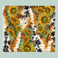 Sunflowers With Patterns Zipper Hoodie | Teevron