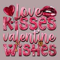 Love Kisses Valentine Wishes Vintage Hoodie | Teevron