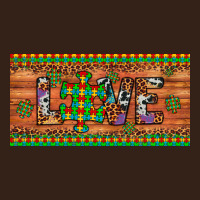 Love Autism Awareness License Plate Heavy Core Tee | Teevron