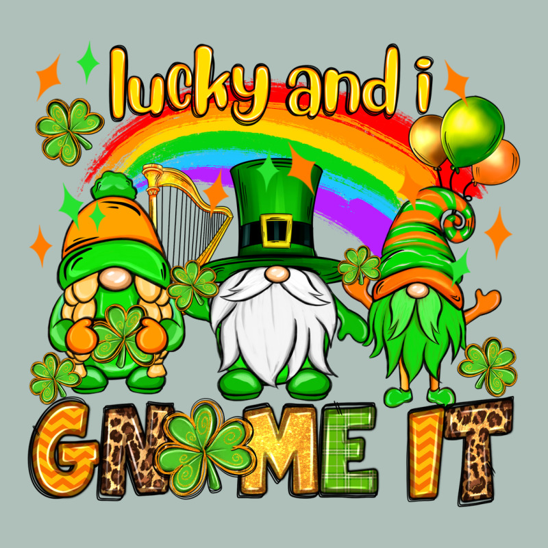 St. Patrick's Lucky And I Gnome It Heavyweight Hoodie by OliviaCreatesArt | Teevron
