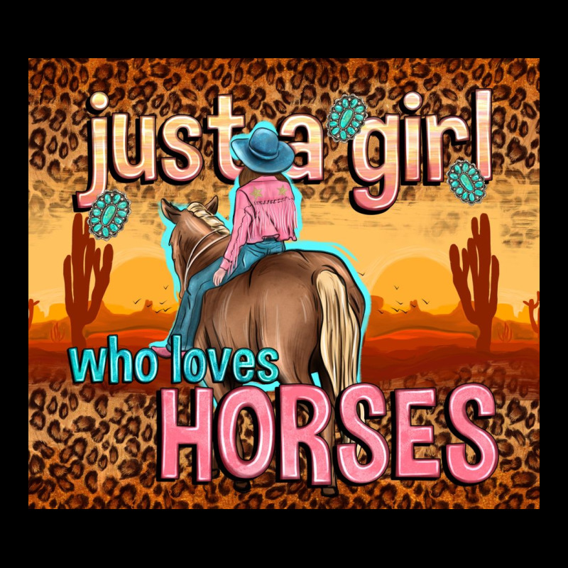 Just A Girl Who Loves Horses Zipper Hoodie by TumblerDesignByShophia | Teevron