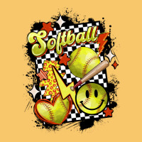 Vintage Softball Vintage Hoodie | Teevron