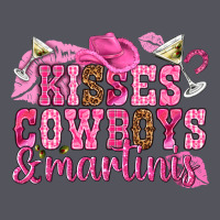 Kisses Cowboys Martinis Vintage Hoodie | Teevron
