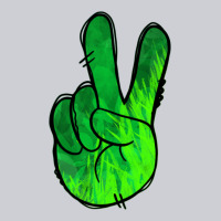 Green Peace Sign Heavyweight Sweatshirt | Teevron