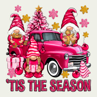 Tis' The Season Pink Christmas Gnomes Truck Urban Heavy Tee | Teevron