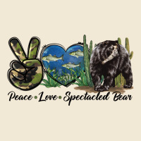 Peace Love Spectacled Bear Premium Tee | Teevron