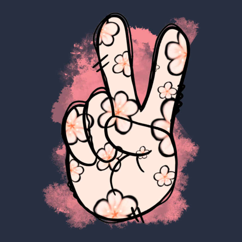 Floral Peace Sign Heavyweight Sweatshirt by Jasminsmagicworld | Teevron