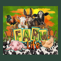 Farm Life With Animals Zipper Hoodie | Teevron