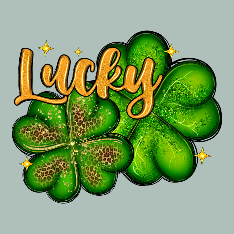 St. Patrick's Lucky And Shamrock Heavyweight Hoodie by OliviaCreatesArt | Teevron