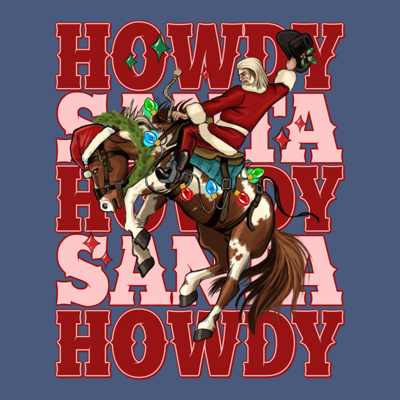 Howdy Santa Cowboy Christmas Vintage Hoodie by MaliasSmallBusiness | Teevron