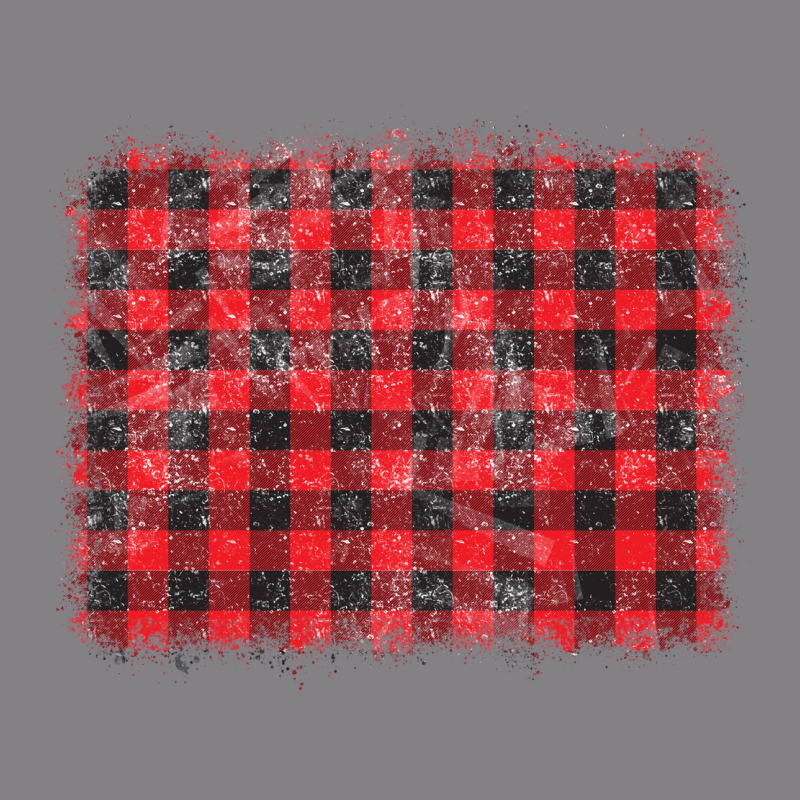Distressed Buffalo Plaid Background Heavyweight Hoodie by CowCowDesign | Teevron