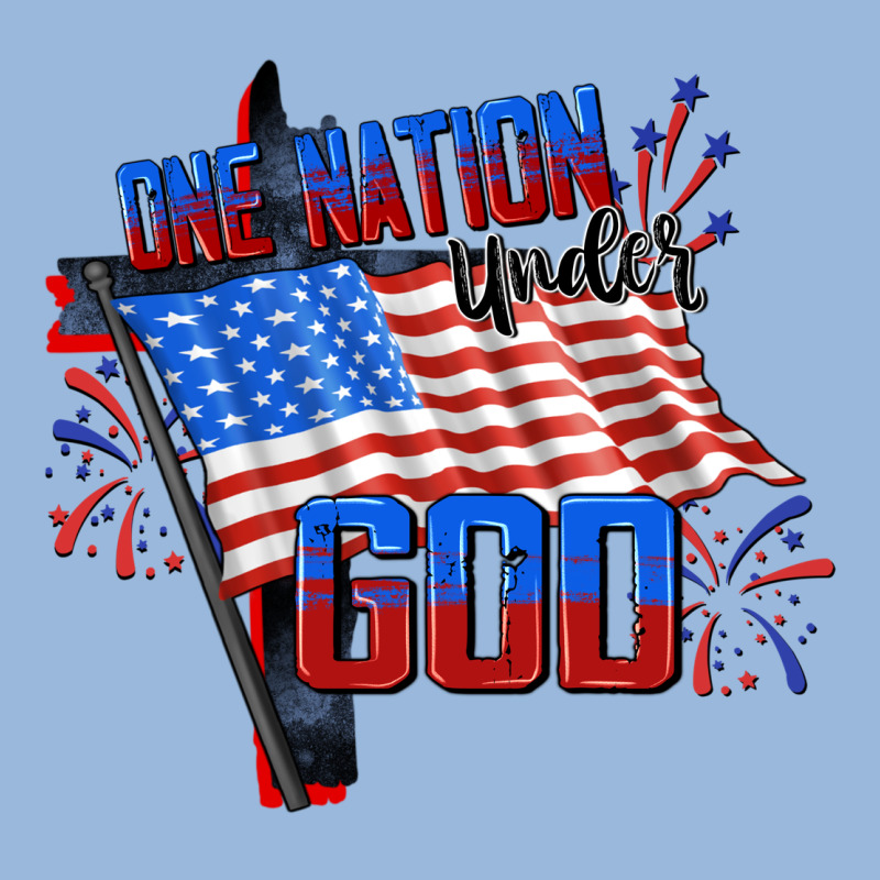 One Nation Under God 4th Of July Premium Hoodie by CowGirlArtShop | Teevron