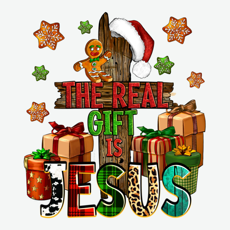 The Real Gift Is Jesus Urban Heavy Tee by NancyCooperArtShop | Teevron