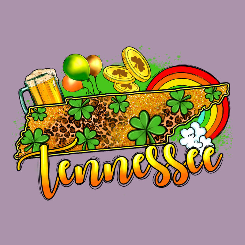 St. Patrick's Tennessee Map Heavyweight Hoodie by OliviaCreatesArt | Teevron